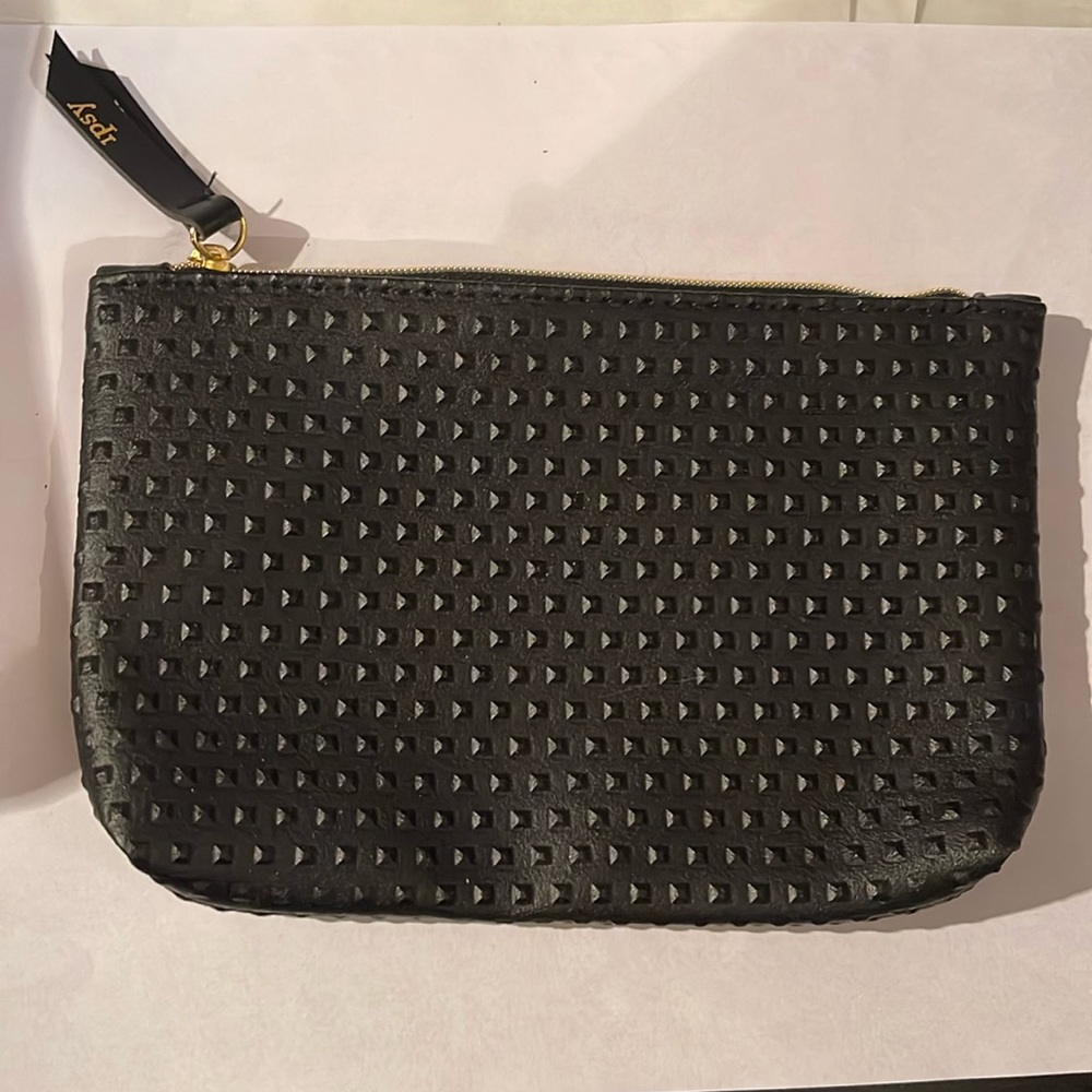 Ipsy Studded Makeup Case in Black NEW